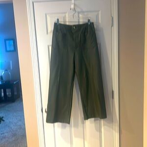 Faux leather, the Colette pant.